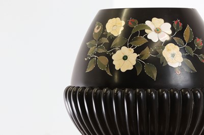 Lot 254 - An Ashford black marble goblet