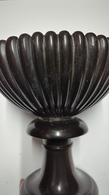 Lot 254 - An Ashford black marble goblet
