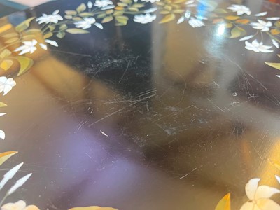 Lot 253 - An Ashford black marble occasional table