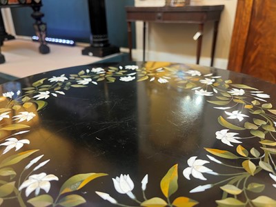 Lot 253 - An Ashford black marble occasional table