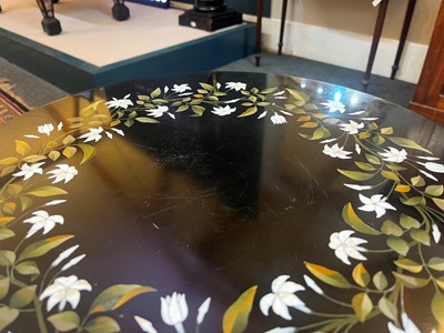 Lot 253 - An Ashford black marble occasional table