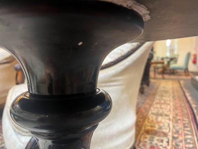 Lot 253 - An Ashford black marble occasional table