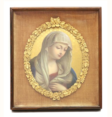 Lot 88 - A KPM style painted porcelain plaque