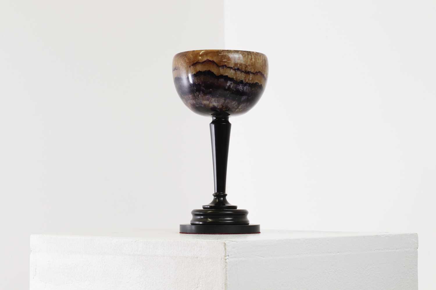 Lot 228 - A Derbyshire Blue John goblet