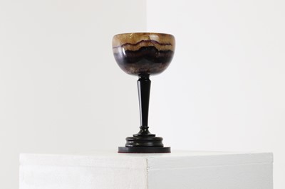 Lot 228 - A Derbyshire Blue John goblet