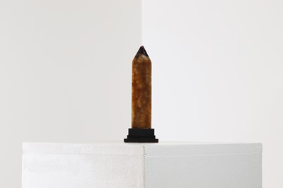 Lot 202 - A Derbyshire Blue John obelisk