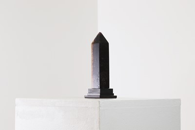 Lot 202 - A Derbyshire Blue John obelisk