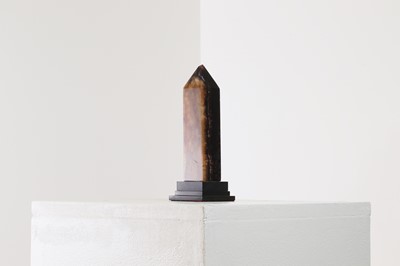 Lot 202 - A Derbyshire Blue John obelisk