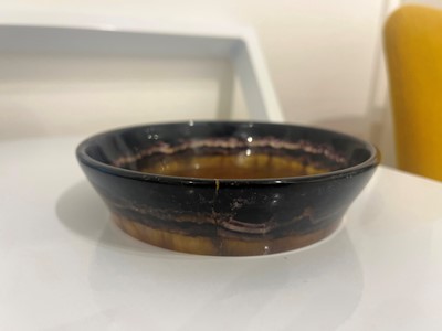 Lot 214 - A Derbyshire Blue John dish