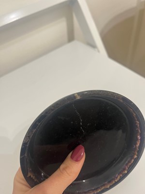 Lot 225 - A Derbyshire Blue John dish