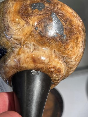 Lot 215 - A Derbyshire Blue John goblet