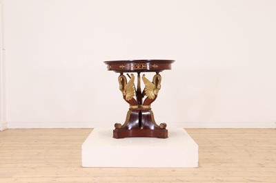 Lot 169 - A mahogany and gilt-metal-mounted guéridon