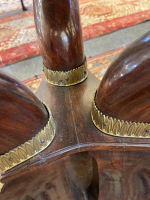 Lot 169 - A mahogany and gilt-metal-mounted guéridon