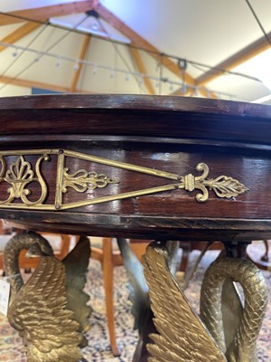 Lot 169 - A mahogany and gilt-metal-mounted guéridon
