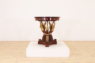 Lot 169 - A mahogany and gilt-metal-mounted guéridon