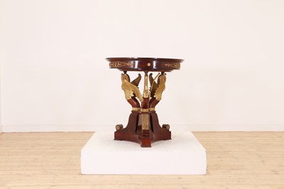 Lot 169 - A mahogany and gilt-metal-mounted guéridon