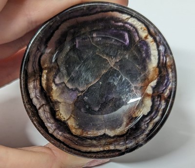 Lot 230 - Five small Derbyshire Blue John dishes