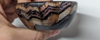 Lot 230 - Five small Derbyshire Blue John dishes