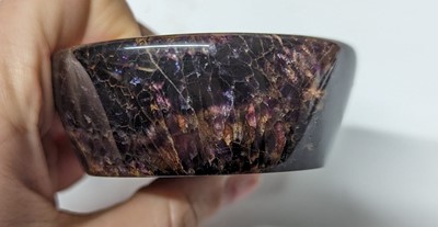 Lot 230 - Five small Derbyshire Blue John dishes