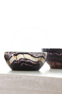 Lot 230 - Five small Derbyshire Blue John dishes
