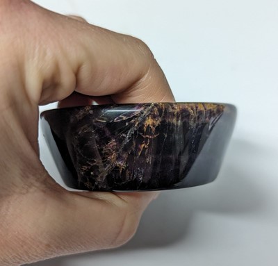 Lot 230 - Five small Derbyshire Blue John dishes
