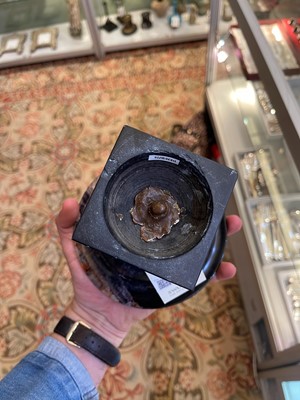 Lot 217 - A Derbyshire Blue John tazza