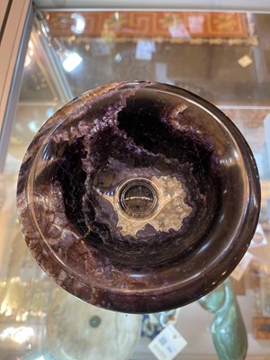 Lot 217 - A Derbyshire Blue John tazza