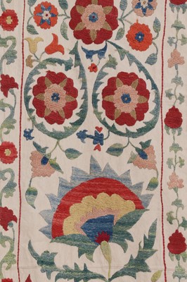 Lot 295 - A suzani textile