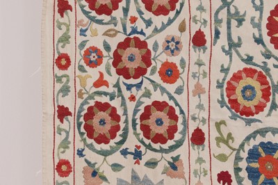 Lot 295 - A suzani textile