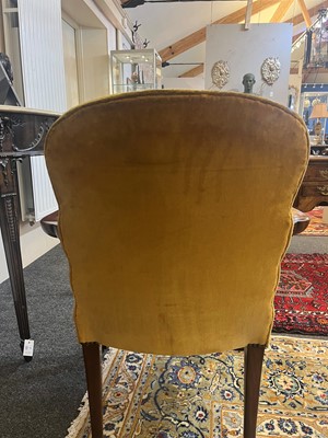 Lot 59 - A George II-style walnut elbow chair