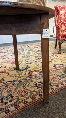 Lot 401 - A large oak cricket table
