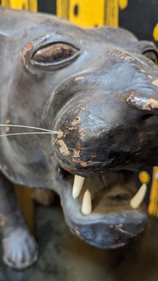 Lot 402 - A leather panther