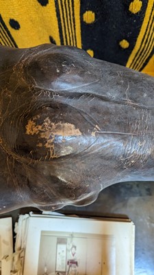 Lot 402 - A leather panther