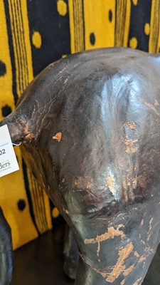 Lot 402 - A leather panther