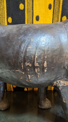 Lot 402 - A leather panther