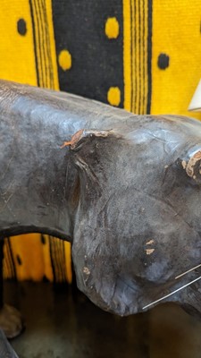 Lot 402 - A leather panther