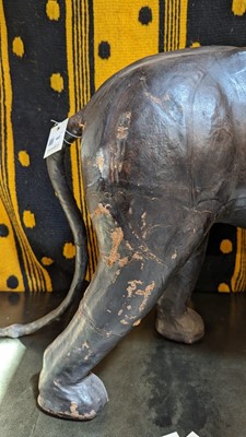 Lot 402 - A leather panther