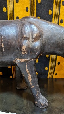 Lot 402 - A leather panther