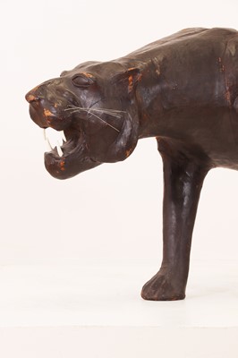 Lot 402 - A leather panther