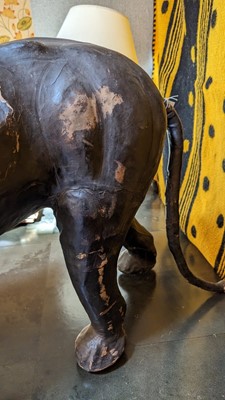 Lot 402 - A leather panther
