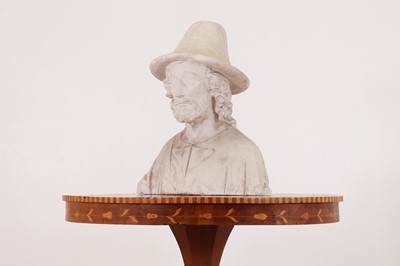 Lot 418 - A plaster bust of St Jacques