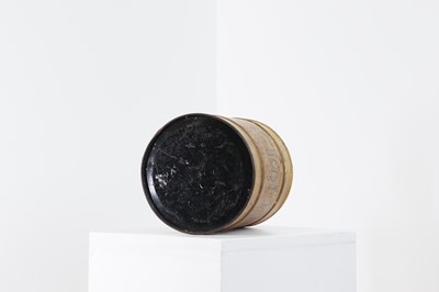 Lot 396 - A painted toleware coffee canister
