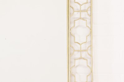 Lot 440 - A pair of modernist brass mirrors