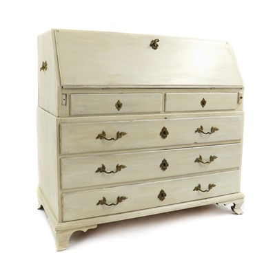 Lot 305 - A Gustavian painted bureau