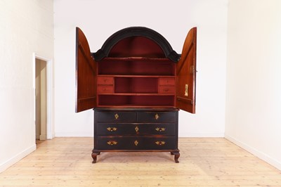Lot 393 - A Gustavian pine cabinet