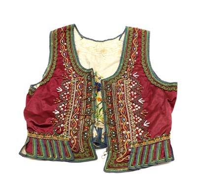 Lot 187 - A Polish folk waistcoat or Krakow Corset