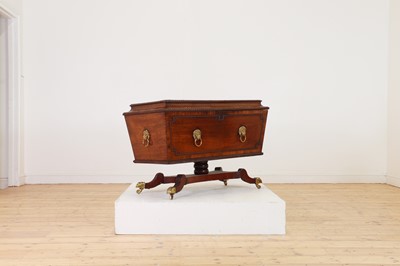 Lot 511 - A George IV mahogany wine cooler