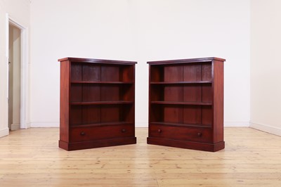 Lot 333 - A pair of Victorian mahogany bookcases