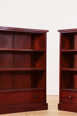 Lot 333 - A pair of Victorian mahogany bookcases