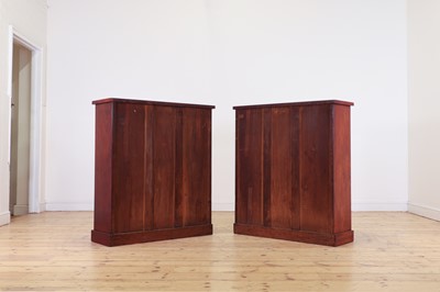 Lot 333 - A pair of Victorian mahogany bookcases